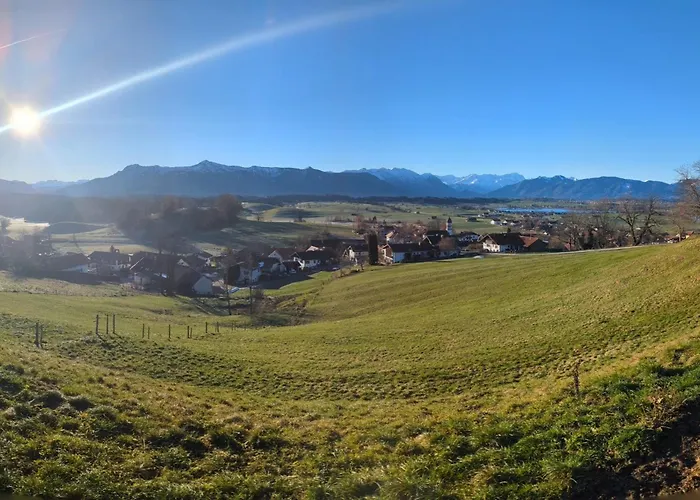 Liboria I Traumhafte Ferienwohnung In Aidling Am Riegsee Mit Atemberaubendem Panoramablick!